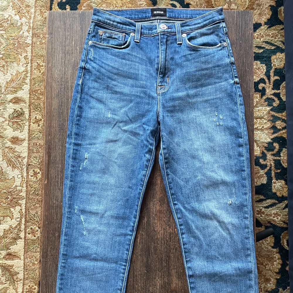Hudson Jeans with Faded Edges